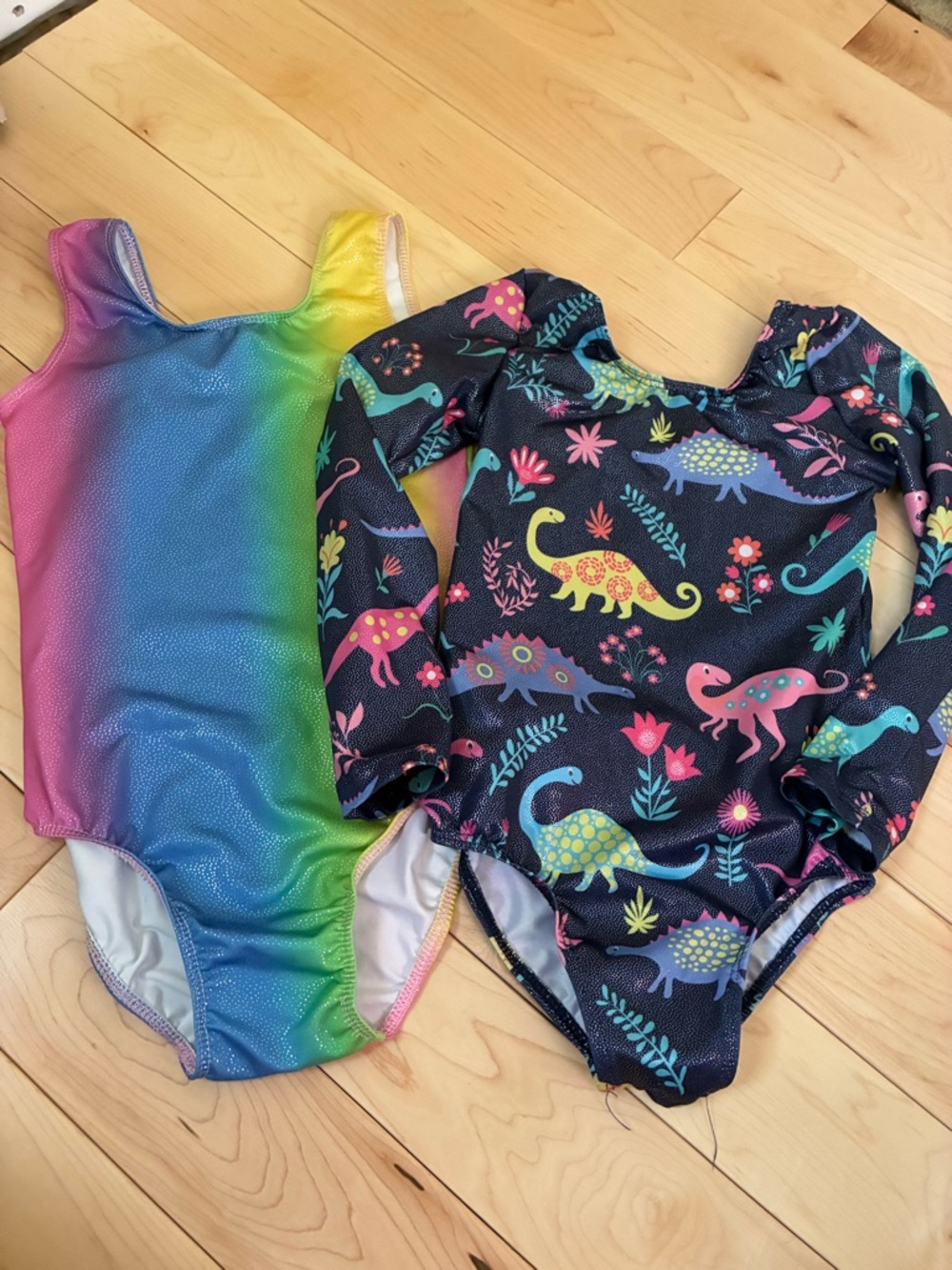 Girls gymnastic leotard bundle new 6-8